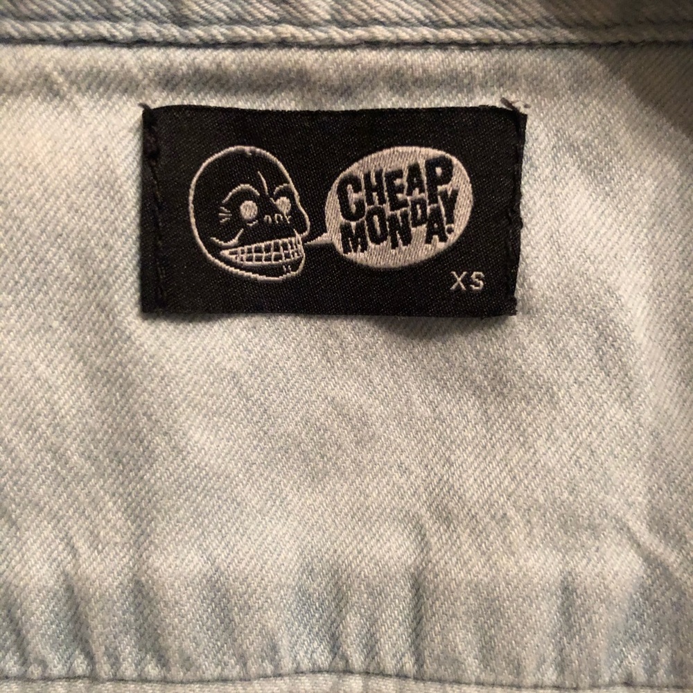 Cheap Monday- Distressed Chambray - Picture 3 of 7